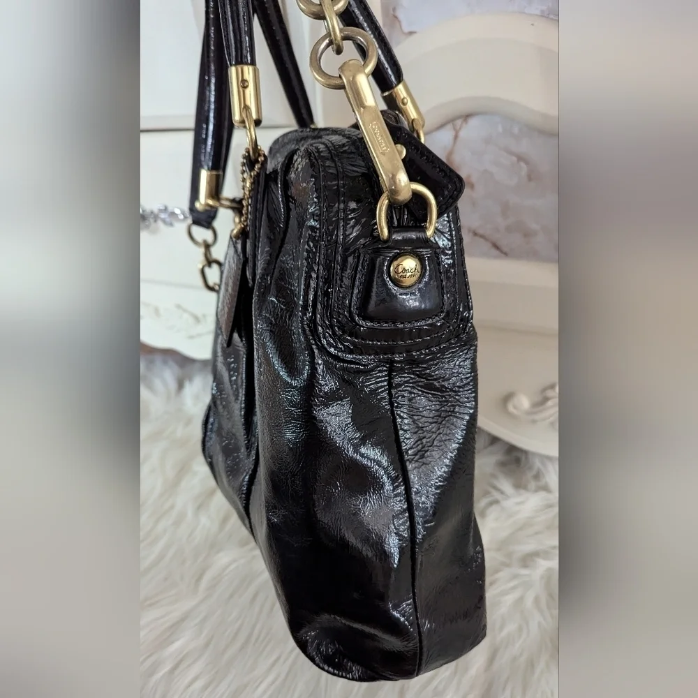 COACH Kristen satchel bag With Coach New York Drawstring Dust Storage Cover